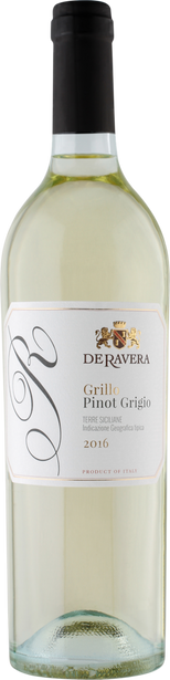 DeRavera 2016 Grillo-Pinot Grigio Terre Siciliane IGT Italy