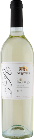 DeRavera 2016 Grillo-Pinot Grigio Terre Siciliane IGT Italy