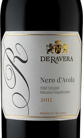 DeRavera 2015 Nero d'Avola Terre Siciliane IGT Italy