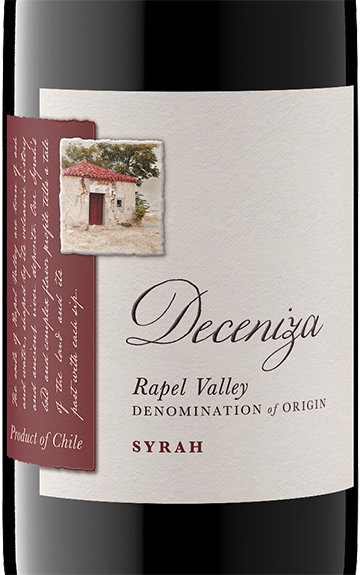 Deceniza 2021 Syrah Rapel Valley DO, Chile