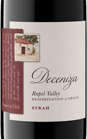Deceniza 2021 Syrah Rapel Valley DO, Chile