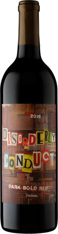 Disorderly Conduct 2016 Dark Bold Red California