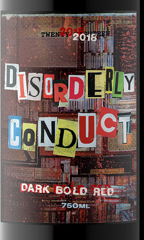Disorderly Conduct 2018 Dark Bold Red California