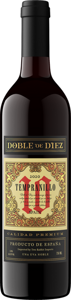 Doble de Diez 2020 Tempranillo, Spain