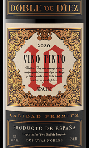 Doble de Diez 2020 Tempranillo - Garnacha, Spain