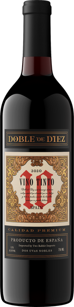 Doble de Diez 2020 Tempranillo - Garnacha, Spain