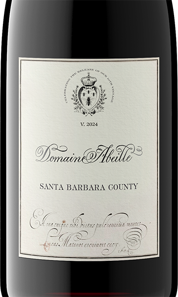 Domaine Abeille Red Blend Front Label