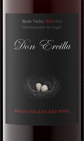 Don Ercilla 2020 Merlot – Cabernet – Carménère Maule Valley DO, Chile