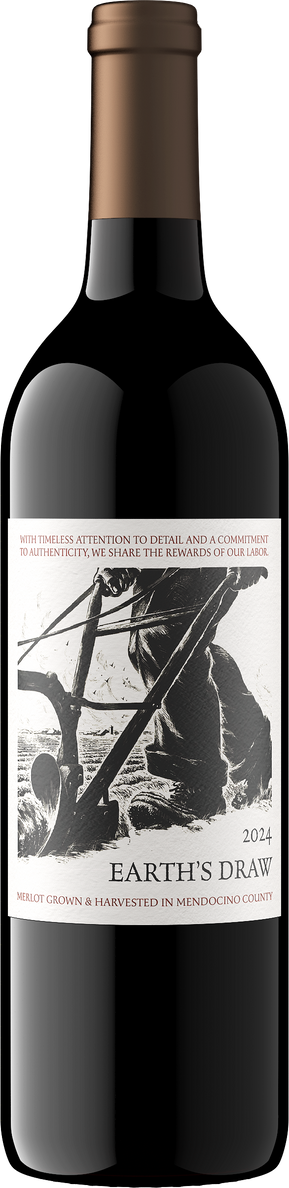 Product image for Earth's Draw 2024 Merlot Mendocino County, California