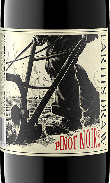 Earth's Draw 2018 Pinot Noir Mendocino County, California 