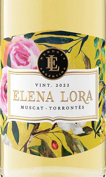 Elena Lora 2022 Muscat - Torrontés Mendoza, Argentina