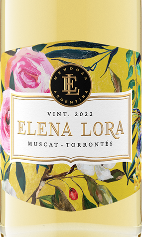 Elena Lora 2022 Muscat - Torrontés Mendoza, Argentina