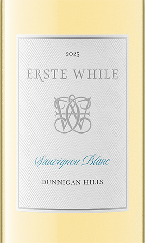 Erste While Sauignon Blanc Label