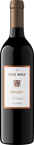 Erste While 2018 Malbec El Dorado, California