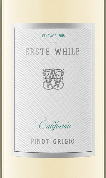 Erste While 2018 Pinot Grigio California