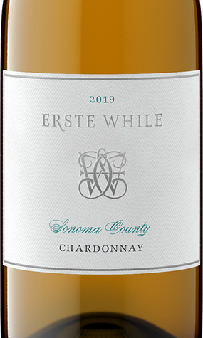 Erste While 2019 Chardonnay Sonoma County, California