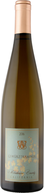 Erste While 2016 Gewurztraminer Mendocino County California
