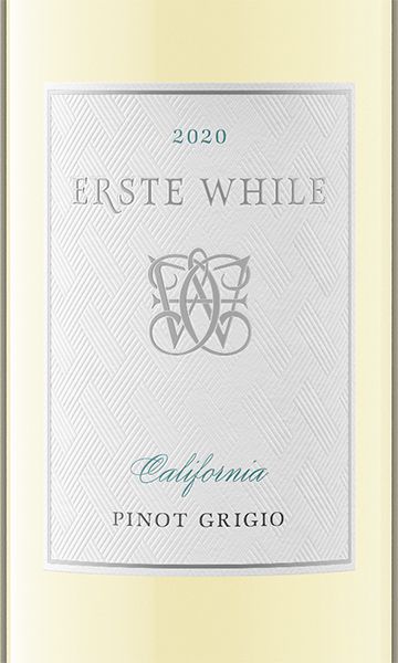 Erste While 2020 Pinot Grigio California