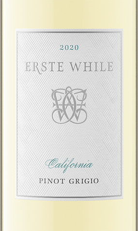 Erste While 2020 Pinot Grigio California