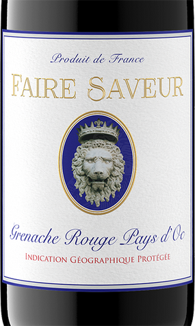 Faire Saveur 2018 Grenache Rouge Pays d'Oc IGP, France