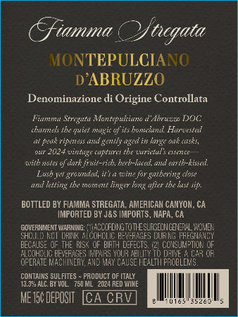 Fiamma_Stregata back label