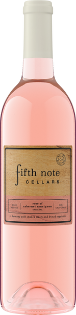 Fifth Note Cellars Rosé of Cabernet Sauvignon Bottle Image