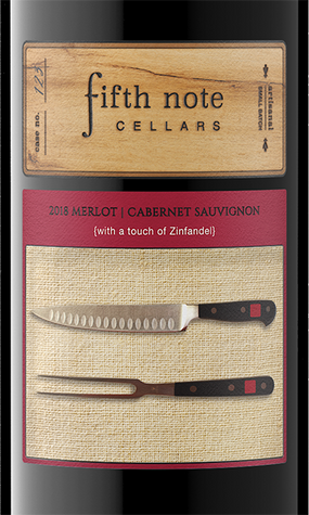 Fifth Note Cellars 2018 Merlot – Cabernet Sauvignon Blend California