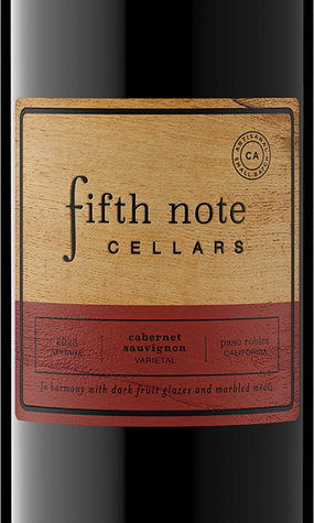 Fifth Note Cellars 2023 Cabernet Sauvignon, Paso Robles