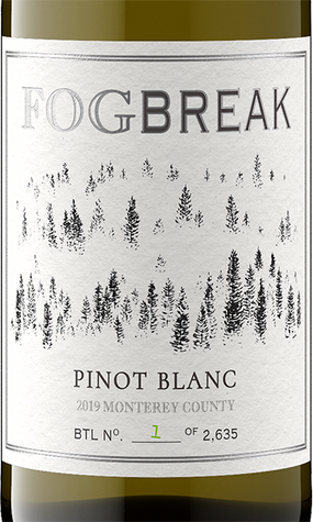 FogBreak 2019 Pinot Blanc Monterey County, California