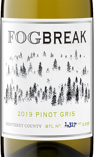 Fogbreak 2019 Pinot Gris Monterey County, California