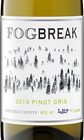 Fogbreak 2019 Pinot Gris Monterey County, California