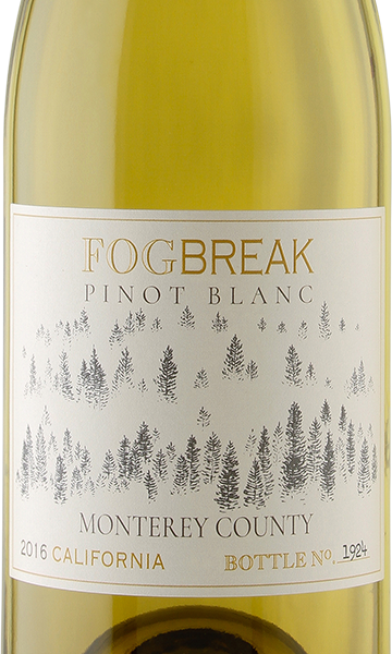 Fogbreak 2016 Pinot Blanc Monterey County, California