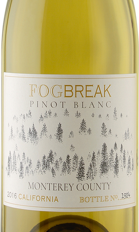 Fogbreak 2016 Pinot Blanc Monterey County, California