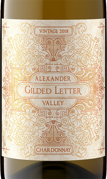 Gilded Letter 2018 Chardonnay Alexander Valley, California