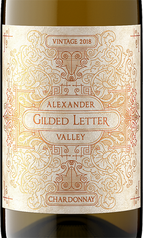 Gilded Letter 2018 Chardonnay Alexander Valley, California