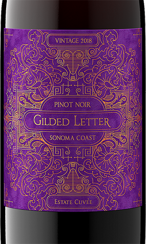 Gilded Letter 2018 Pinot Noir Sonoma Coast, California