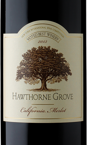 Hawthorne Grove 2013 Merlot California 