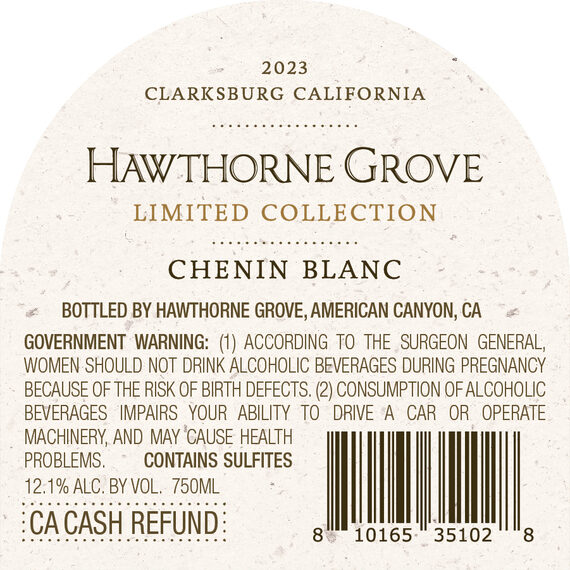Hawthorne Grove 2023 Chenin Blanc Clarksburg, California
