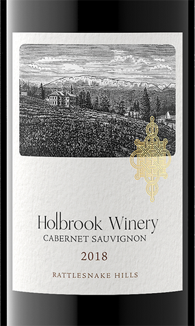 Holbrook Winery 2018 Cabernet Sauvignon Rattlesnake Hills, Washington