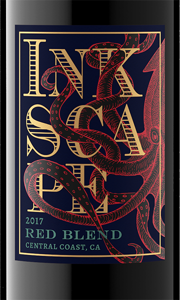 Inkscape 2017 Red Blend Central Coast, California