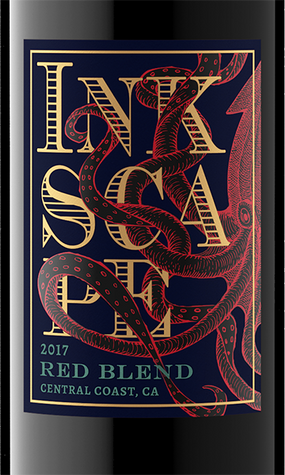 Inkscape 2017 Red Blend Central Coast, California