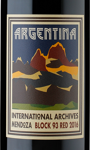 International Archives: Argentina 2016 Block 93 Red Mendoza Argentina