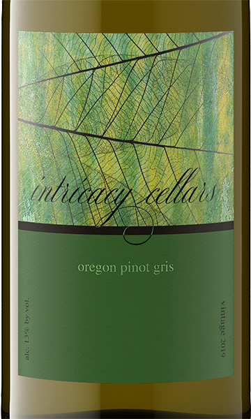 Intricacy Cellars 2019 Pinot Gris Willamette Valley, Oregon