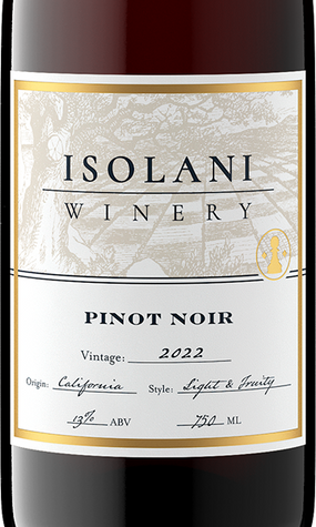 Isolani Winery 2022 Pinot Noir, California