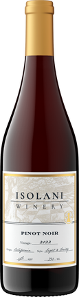 Isolani Winery 2022 Pinot Noir, California