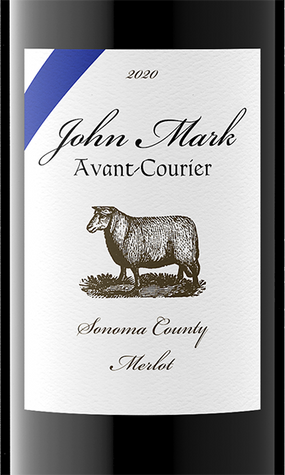 John Mark Avant-Courier 2020 Merlot Sonoma County, California