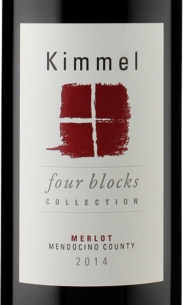 Kimmel 2014 Four Blocks Merlot Potter Valley Mendocino County California