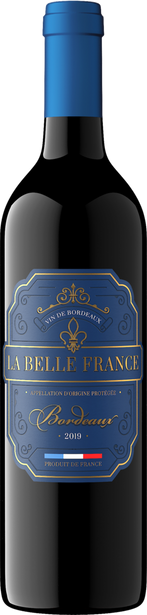 La Belle France 2019 Bordeaux Rouge Bordeaux AOP, France