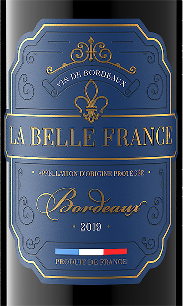 La Belle France 2019 Bordeaux Rouge Bordeaux AOP, France