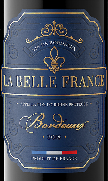 La Belle France 2018 Bordeaux Rouge Bordeaux AOP, France 